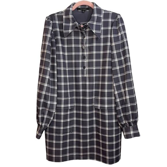 Toccin A Line Blouson Mini Shirtdress - Picture 1 of 14